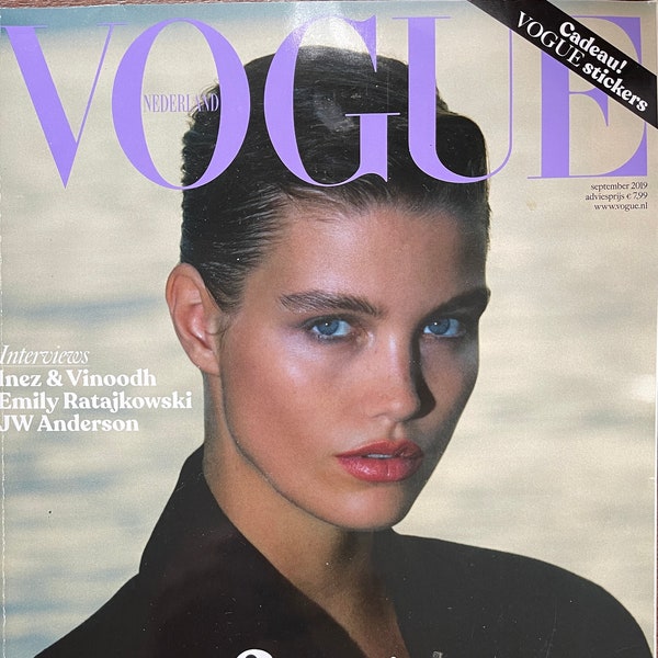 Vogue Netherlands magazine cover Luna Bijl