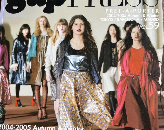 Runway-focused Fashion magazine Gap Press magazine Pret a Porter Tokyo-Madrid-Barcelona collections reports!