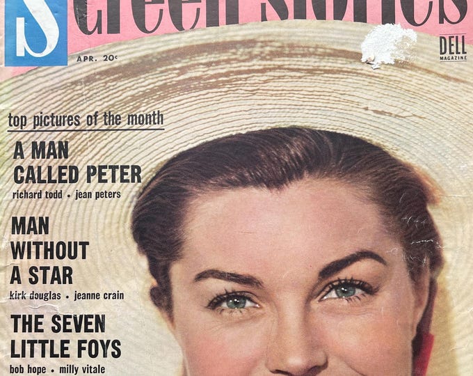 Pre-Owned SCREEN STORIES 1955 cover Esther Williams-Cinema Culture-Iconic Actors, Plays,&Reviews- Collectible Back issue