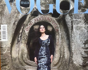 Own a piece of Vogue history-Magazine Vogue Italia cover Monica Bellucci-Iconic style & Cover Photography Fashion Models Collectible Issue!