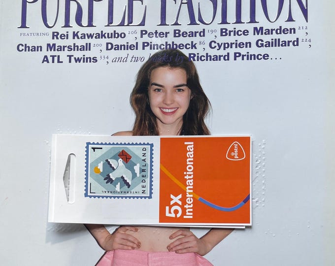 For Women who read fashion -Unique rare Fashion Magazine Purple 20 years anniversary edition