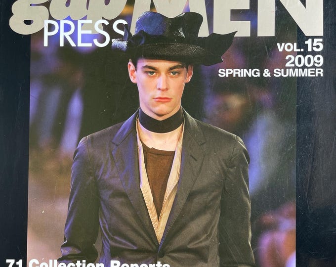 Runway-focused Fashion magazine Gap Press MEN  collections reports Paris & Milan-Japanese titles - English - Globel style inspiration
