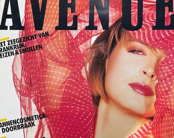 Fashion Culture - Vintage Dutch Glossy fashion magazine AVENEU 1985-Collectible Print Issue Fashion & Lifestyle-Photograpy Culture