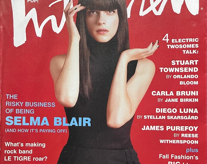 Vintage magazine INTERVIEW 2004 cover Selma Blair