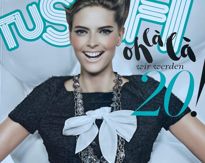 Own a piece of fashion magazine history - TUSH Deutsch magazine cover Julia Stegner