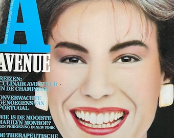 Vintage Dutch fashion magazine AVENEU August 1982 fashion trends the 80s-Collectible Print Issue Fashion & Lifestyle-Photograpy Culture