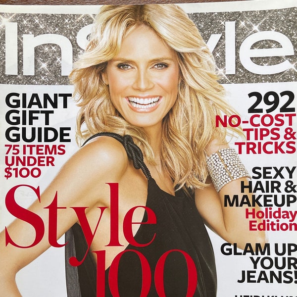 InStyle magazine cover Heidi Klum