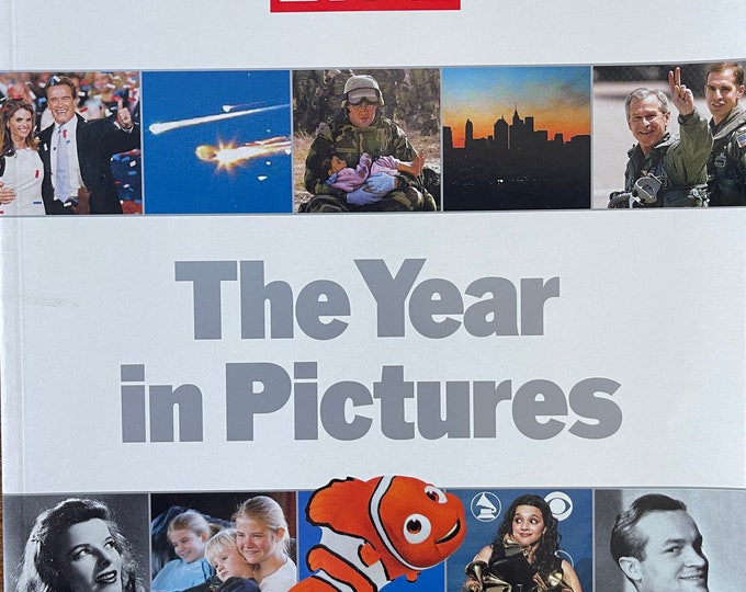 Pre-Owned LIFE the year of pictures magazine 2003-Vintage American History & Photography - Iconic Cover - Collectible Back Issue