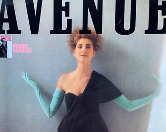 Fashion Culture - vintage rare Dutch fashion art design magazine AVENUE 1988-Collectible Print Issue Fashion & Lifestyle-Photography Culture