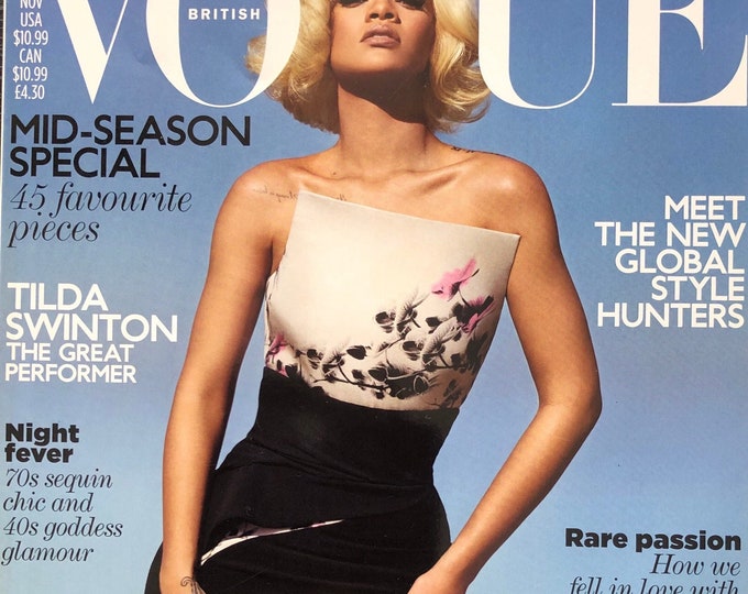 Pre-owned Magazine Vogue British 2011 cover Rihanna