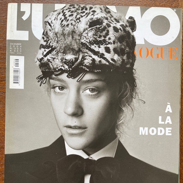 Vintage magazine L'UOMO VOGUE 2004 chloe sevigny