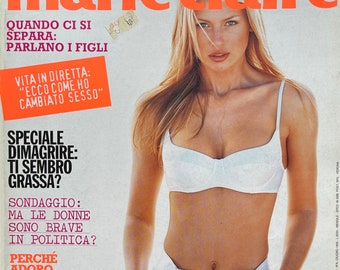 For Women who read fashion -Vintage fashion magazine Marie Claire 1995