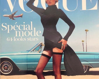 Own a piece of Vogue history-Magazine VOGUE PARIS cover Lara stone-Iconic style & Cover Photography Fashion Models Collectible Issue!