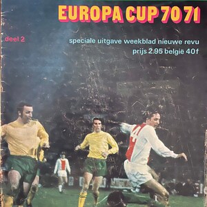 Ihr Sportarchiv – seltenes Vintage-Magazin, niederländisches Fußball-Cover der 70er Jahre, Johan Cruyff – legendäre Athleten – Sammlerstück, alte Ausgabe