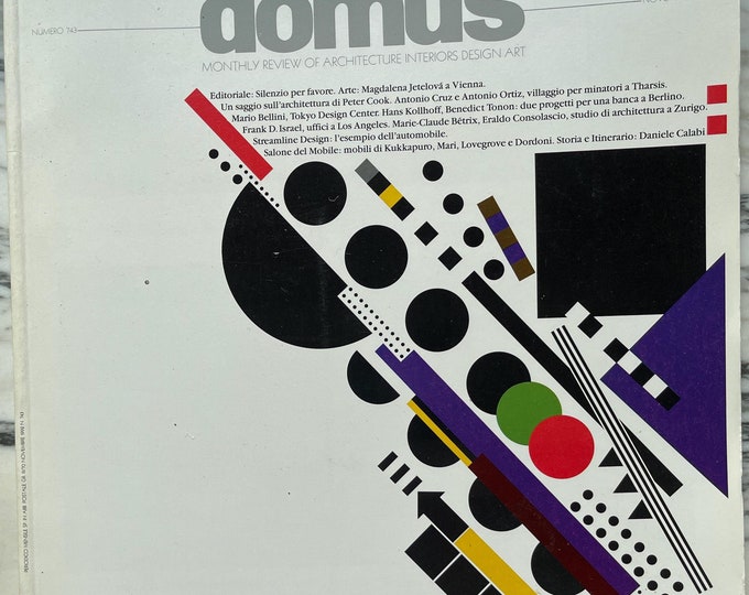 Magazine art/design DOMUS 1992