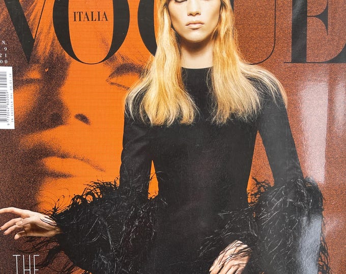 Pre-Owned magazine VOGUE Italia 2019 cover Rebecca Leigh - Iconic style & Cover Photography Fashion Models Collectible Issue!