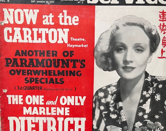 Magazine Paramount service 1932