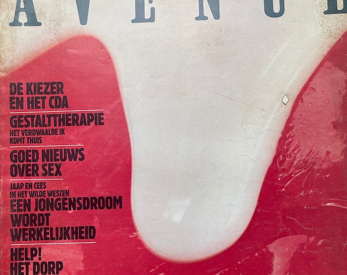Vintage Dutch fashion glossy AVENUE March 1977, Vintage advertising & fashion!