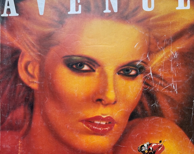 Vintage Dutch fashion glossy magazine AVENUE 1976-Collectible Print Issue Fashion & Lifestyle-Phothograpy Culture