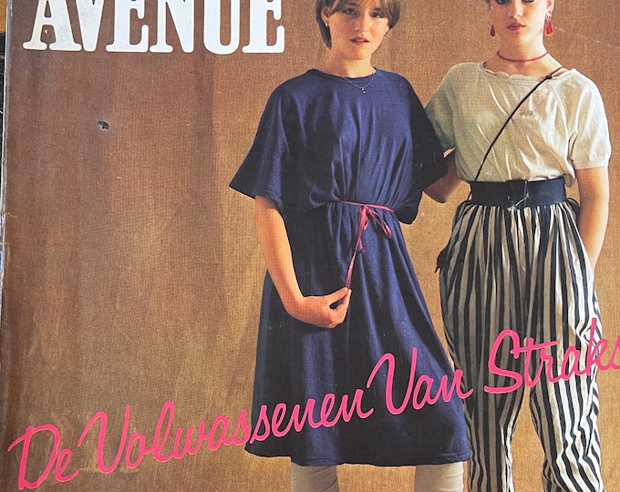 Fashion Culture - Vintage Dutch fashion glossy magazine AVENUE 1979-Collectible Print Issue Fashion & Lifestyle-Photograpy Culture