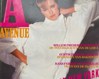 Vintage Dutch fashion magazine AVENEU July 1982  fashion trends the 80s