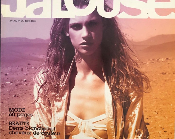 For Women who read fashion -Vintage Fashion Magazine Jalouse 2003 cover Nina Oord