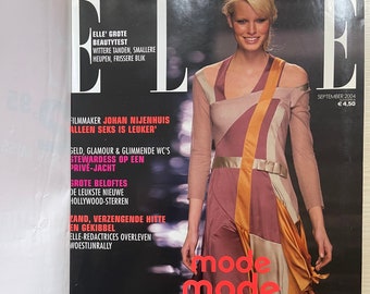 Revista de moda holandesa vintage ELLE 2004