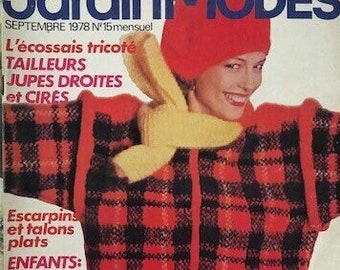 Vintage magazine JARDIN DES MODES magazines 1977