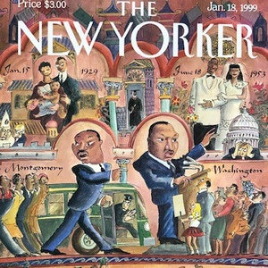 Vintage rare magazine The  New Yorker 1999, no dress label! Iconic Journalism & Cartoons - Collectible Issue Gift for magazine lovers!
