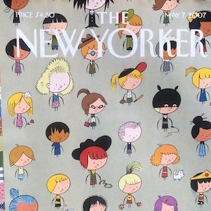 The cover's just the beginning - The New Yorker 2007 Iconic Journalism & Cartoons - Collectible Issue Gift for magazine lovers!