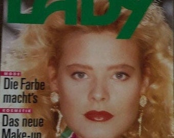 Vintage magazine Lady International 1989