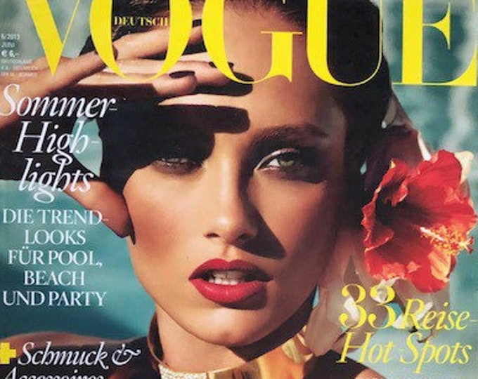 Own a piece of Vogue history -Fashion magazine Vogue German cover Karmen Pedura-Iconic Covers & Editorials-Fashion Style Photography