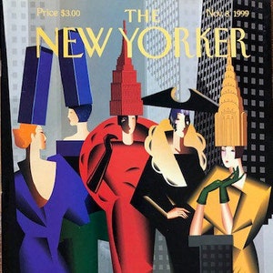 The cover's just the beginning - The New Yorker 1999 Iconic Journalism & Cartoons - Collectible Issue Gift for magazine lovers!