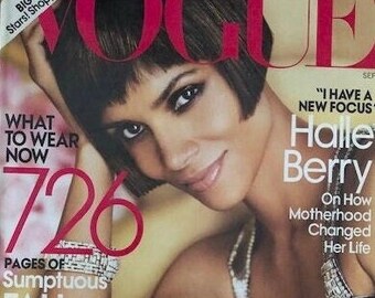 Magazine Vogue Us cover Halle Berry