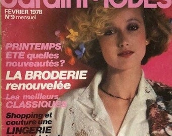 Vintage magazine JARDIN des modes 1978
