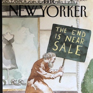 The cover's just the beginning - The New Yorker 2009 Iconic Journalism & Cartoons - Collectible Issue Gift for magazine lovers!