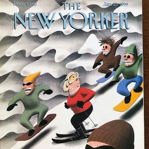 The cover's just the beginning - The New Yorker 1999 Iconic Journalism & Cartoons - Collectible Issue Gift for magazine lovers!