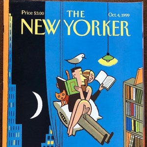 The cover's just the beginning - The New Yorker 1999 Iconic Journalism & Cartoons - Collectible Issue Gift for magazine lovers!