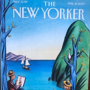 The cover's just the beginning - The  New Yorker 2007 Iconic Journalism & Cartoons - Collectible Issue Gift for magazine lovers!