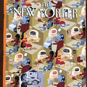 The cover's just the beginning - The New Yorker Iconic Journalism & Cartoons - Collectible Issue Gift for magazine lovers!