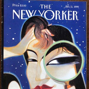 The cover's just the beginning - The New Yorker 1999 Iconic Journalism & Cartoons - Collectible Issue Gift for magazine lovers!