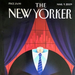 The cover's just the beginning - The New Yorker 2009 Iconic Journalism & Cartoons - Collectible Issue Gift for magazine lovers!