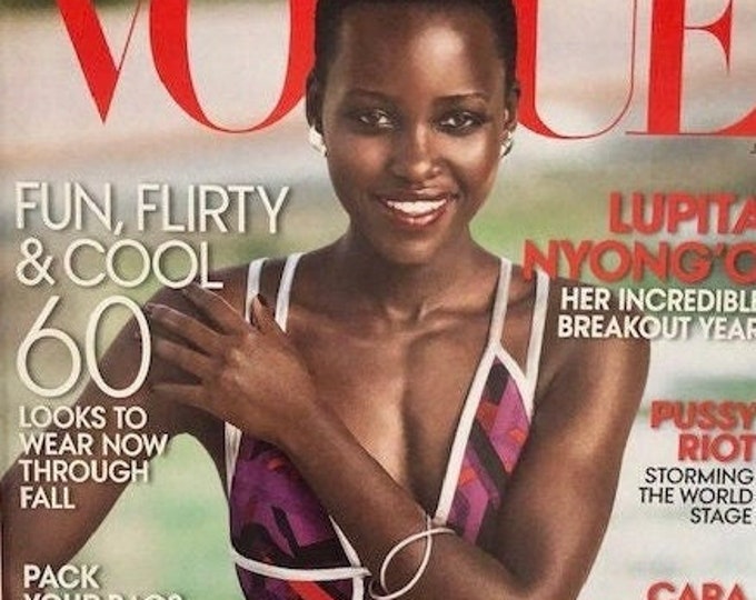 Own a piece of Vogue history -Magazine VOGUE cover Lupita Nyongo-Iconic Style Fashion Covers Photography Models & Editorials