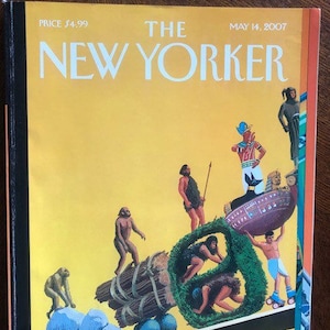 The cover's just the beginning - The New Yorker 2007 Iconic Journalism & Cartoons - Collectible Issue Gift for magazine lovers!