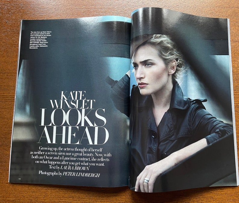 Omslagsbild för begagnad tidskrift Harper's Bazaar KATE WINSLET bild 4