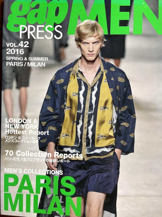 gap PRESS 2004 vol.56Runway-focused Fashion Magazine Gap Press MEN