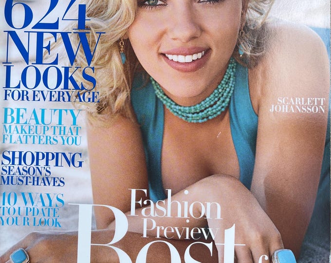 Pre-Owned Fashion rare magazine Harper's Bazaar 2005 - cover Scarlett Johansson