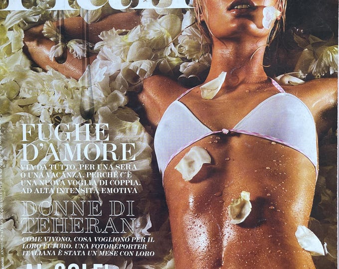 For Women who read fashion -Fashion Vintage magazine Flair Italia 2004 cover Carolina W