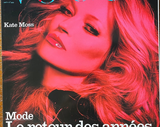 Pre-Owned Vogue Paris magazine Paris Kate Moss - iconic cover!