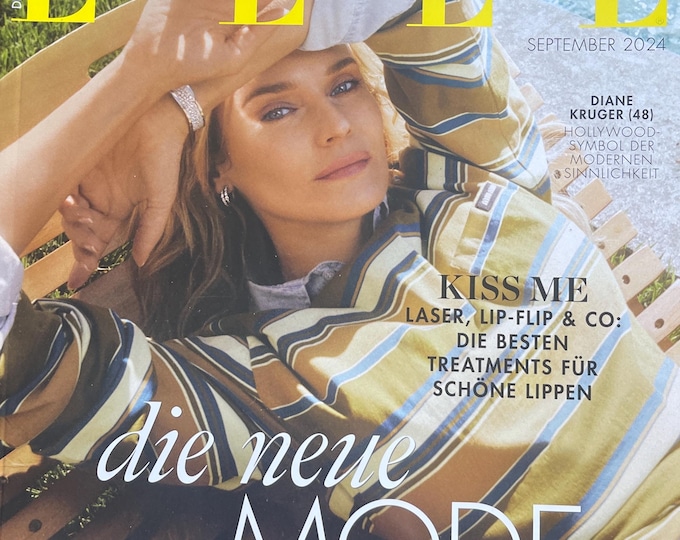 For Women who read fashion -ELLE magazine German edition Diane Kruger